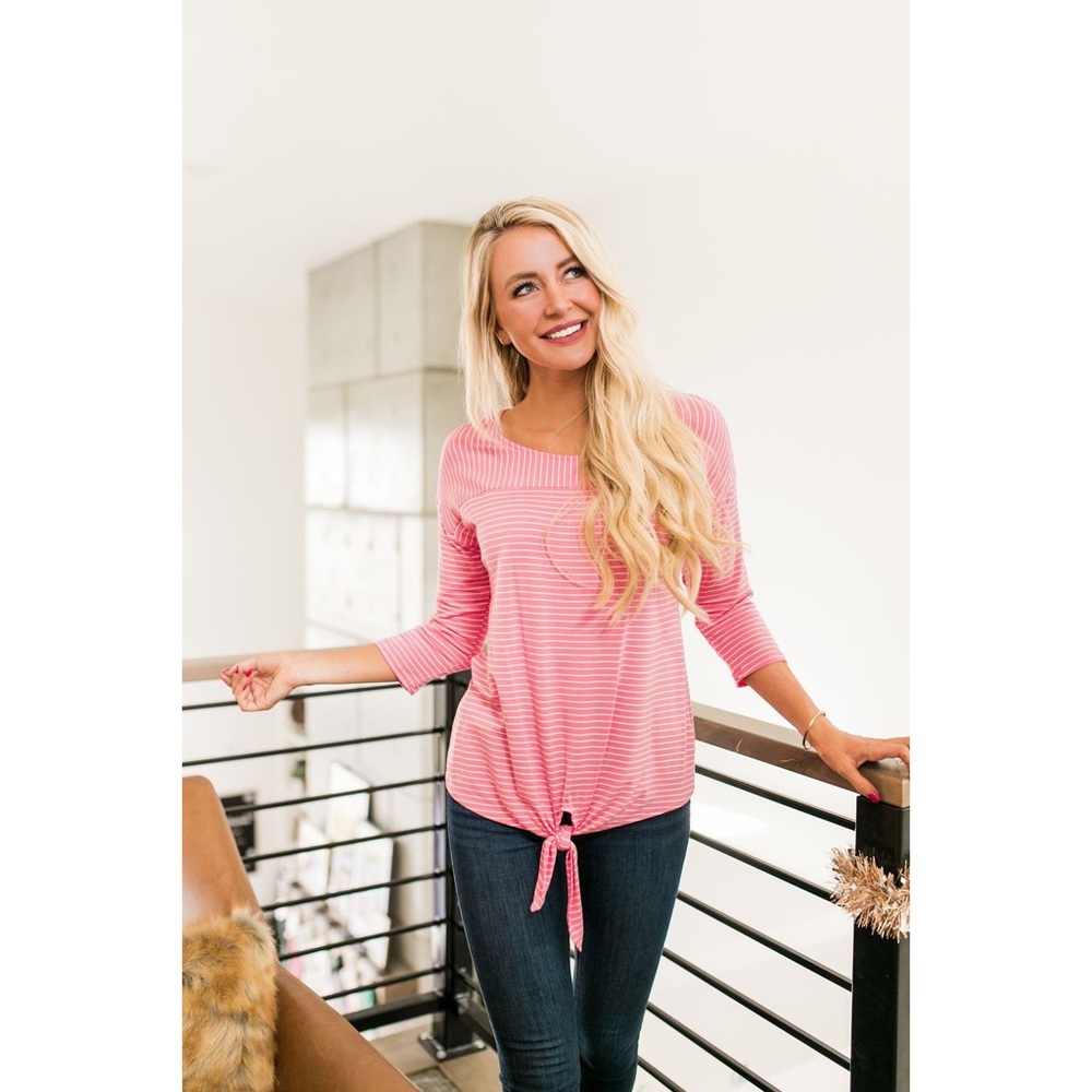 Bellvue Knit Stripe Top NEW